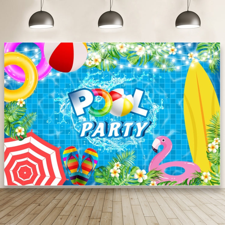 80x120cm Summer Pool Party Decoration Backdrop Swimming Ring Photography Background Cloth