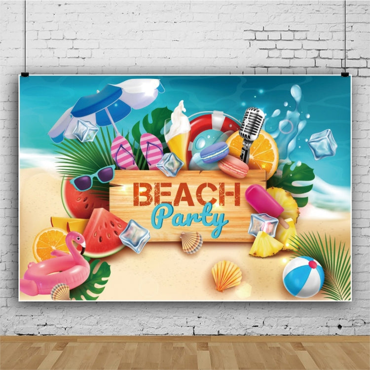 80x120cm Summer Pool Party Decoration Backdrop Swimming Ring Photography Background Cloth