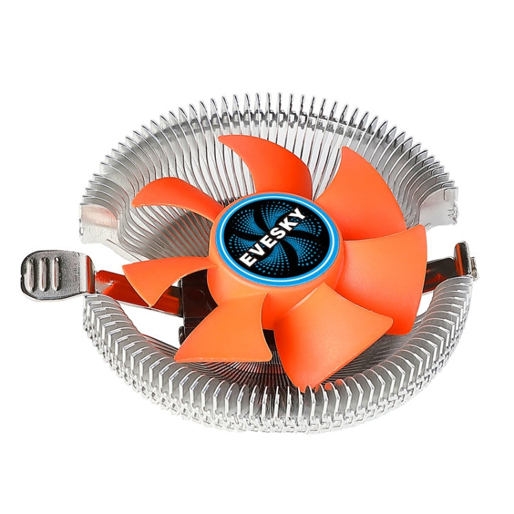 EVESKY  Desktop Computer CPU Fan 1155 775 AMD Universal Mute Down Pressure CPU Radiator