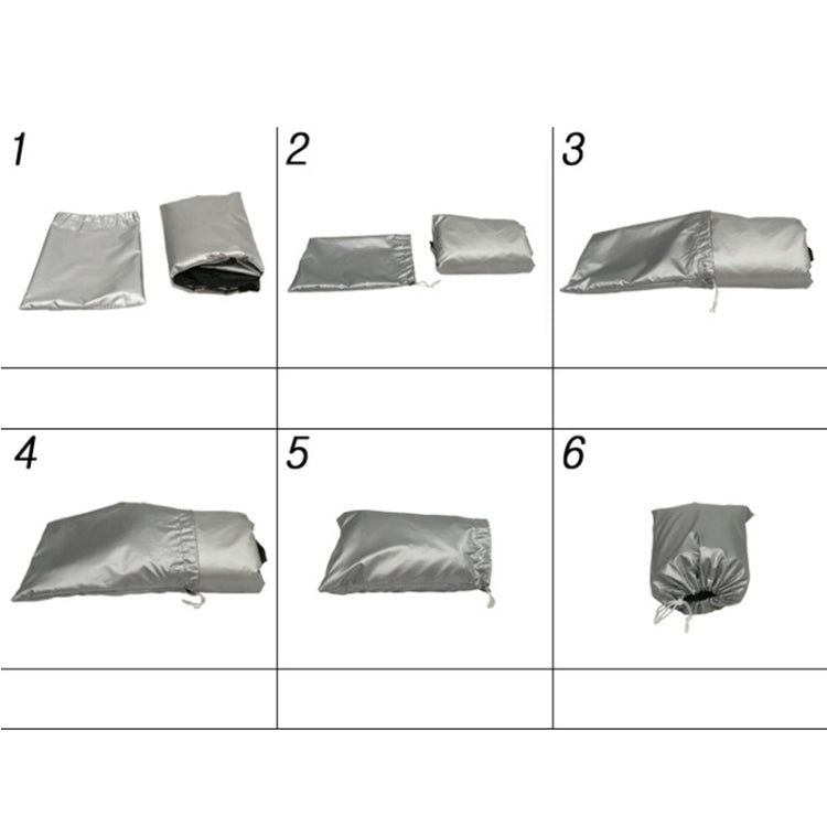 190T Motorcycle Rain Covers Dustproof Rain UV Resistant Dust Prevention Covers, M, L, XL