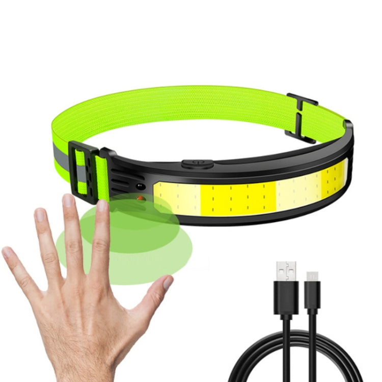 Portable Outdoor Camping Strong Light Rechargeable Warning Headlamp