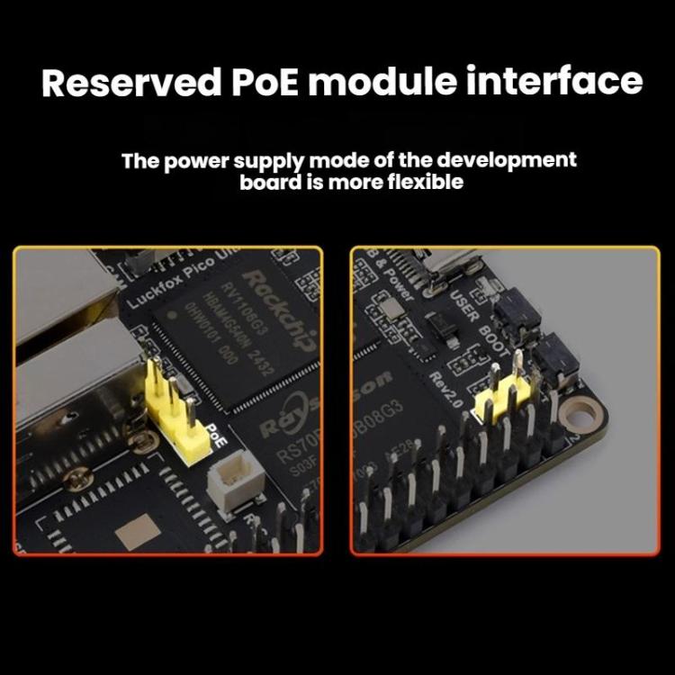 Luckfox Pico Ultra RV1106G3 1TOPS Mini Linux Development Board Integrated Processor Without Wi-Fi / With PoE