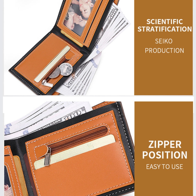 Men Wallet Carbon Fiber Horizontal Business Wallet Card Holder