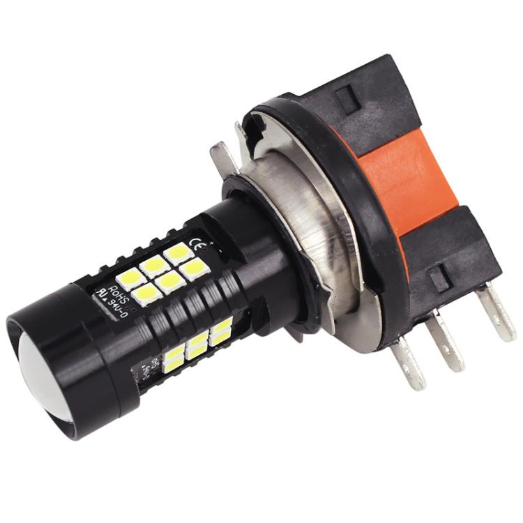 1pair Automotive High-power LED White Light Fog Lamp, H15