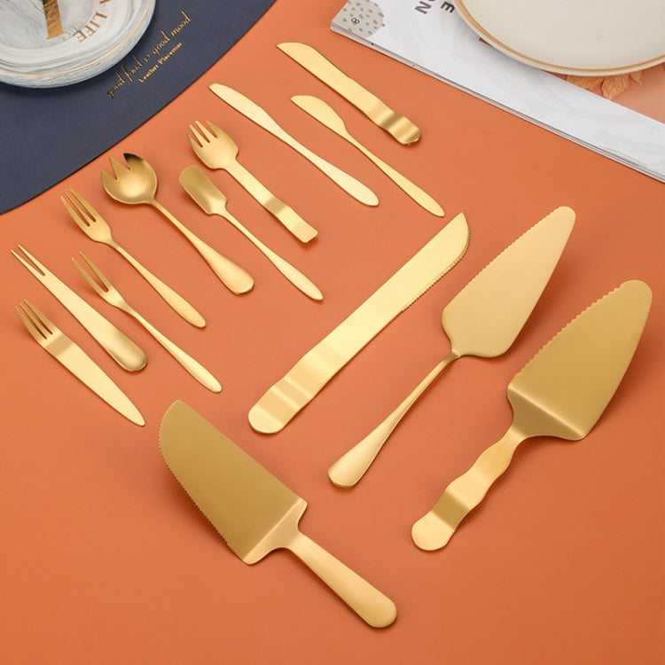 Stainless Steel Cake Moon Cake Knife Fork Dessert Cake Baking Tools