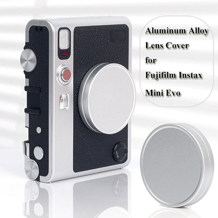 For FUJIFILM Instax Mini EVO Camera Lens Cap Aluminum Alloy Protective Cover