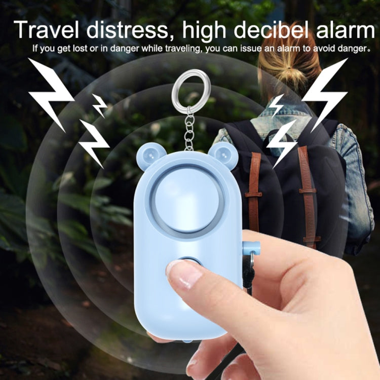 130dB LED Personal Alarm Pull Ring Outdoor Self-defense Products