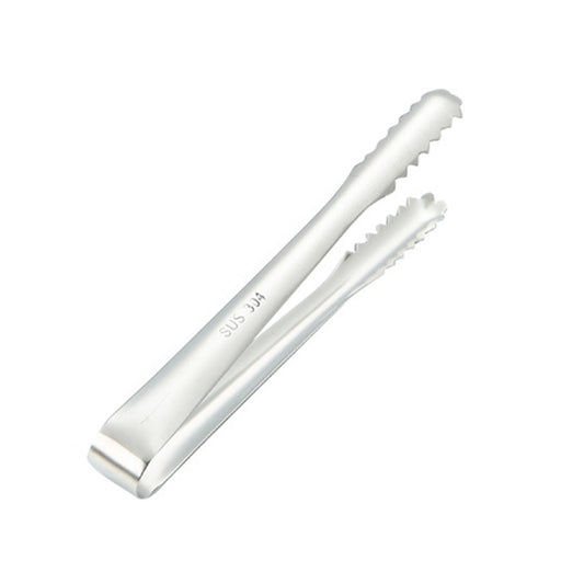 With Teeth Non-Slip Stainless Steel Ice Clip Mirror Polishing Coffee Square Sugar Clip