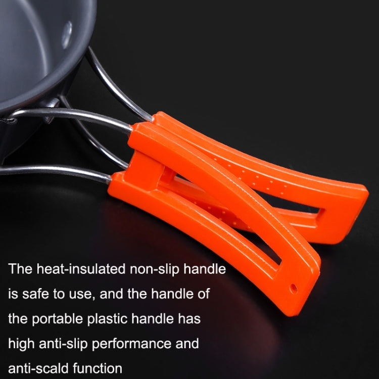 Hewolf HW-K1501 4-5 People Outdoor Aluminum Stove Portable Storage Camping Set