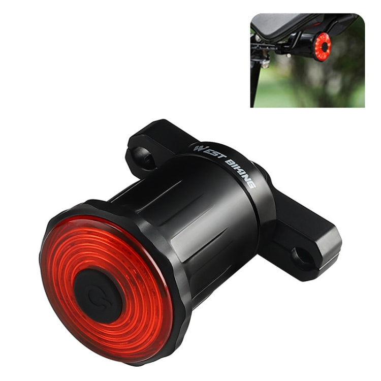 WEST BIKING Bicycle USB Charging Smart Brake Sensor Warning Tail Light