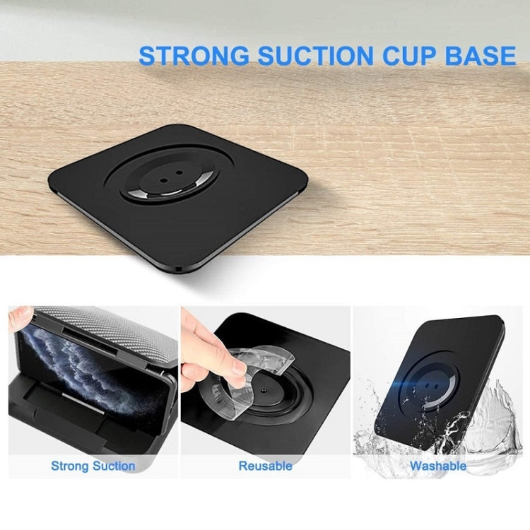 Car Mobile Phone Holder Carbon Fiber Pattern Silicone Dashboard Holder