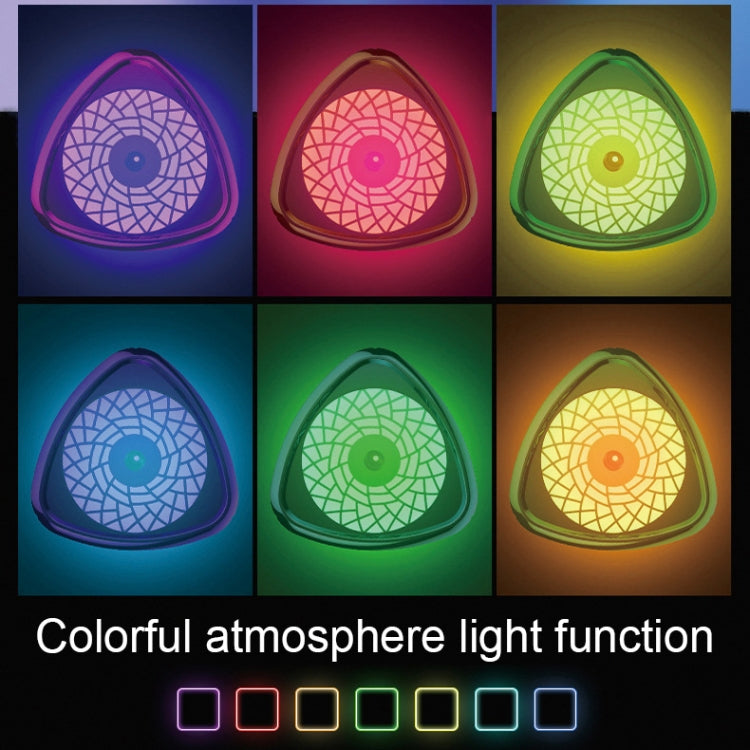 Silent USB Plug-In Silver Ion Purifying Humidifier Household Night Light Atomizer