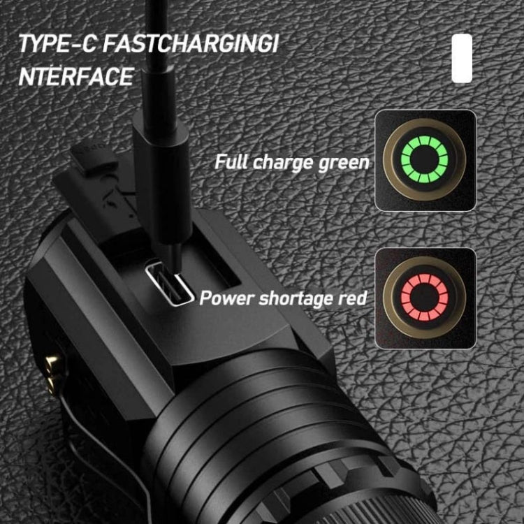 3 LED Mini Flashlight Rechargeable Waterproof 2000LM Super Bright Torch