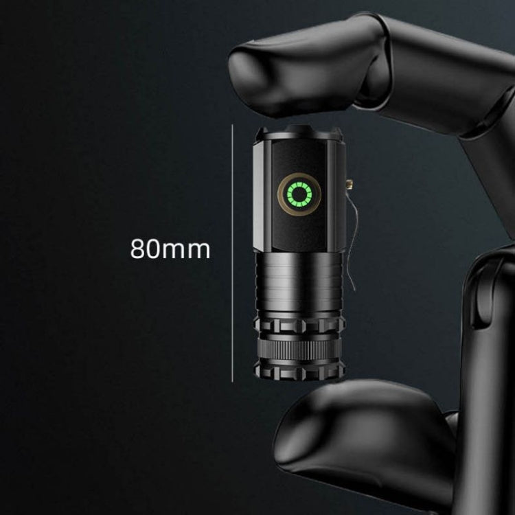 3 LED Mini Flashlight Rechargeable Waterproof 2000LM Super Bright Torch