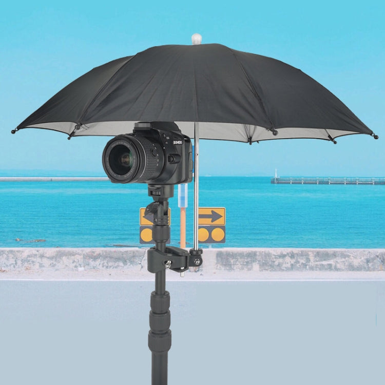50cm Camera Umbrella Sunshade Adjustable Mobile Phone Parasol With Clip