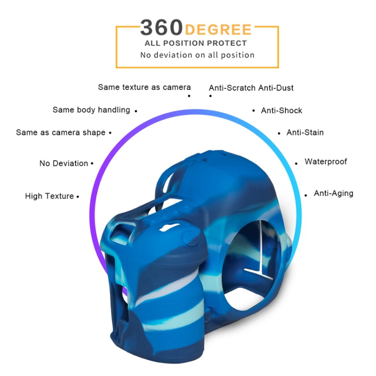 Pixel P001 For Canon EOS 5D Mark IV Camera Silicone Protector Case