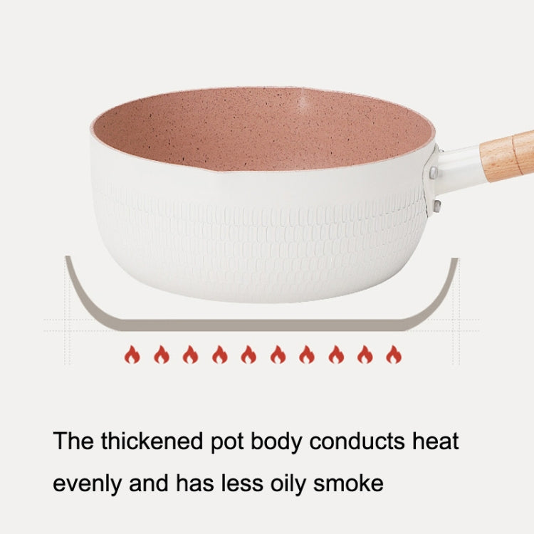 18cm Without Cover Boil Instant Noodles Non-Stick Pan Baby Food Supplement Pan Maifan Stone Small Milk Pot