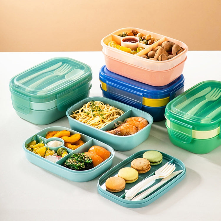 1900ML Large Capacity Microwave Children Sealed Compartment Lunch Box