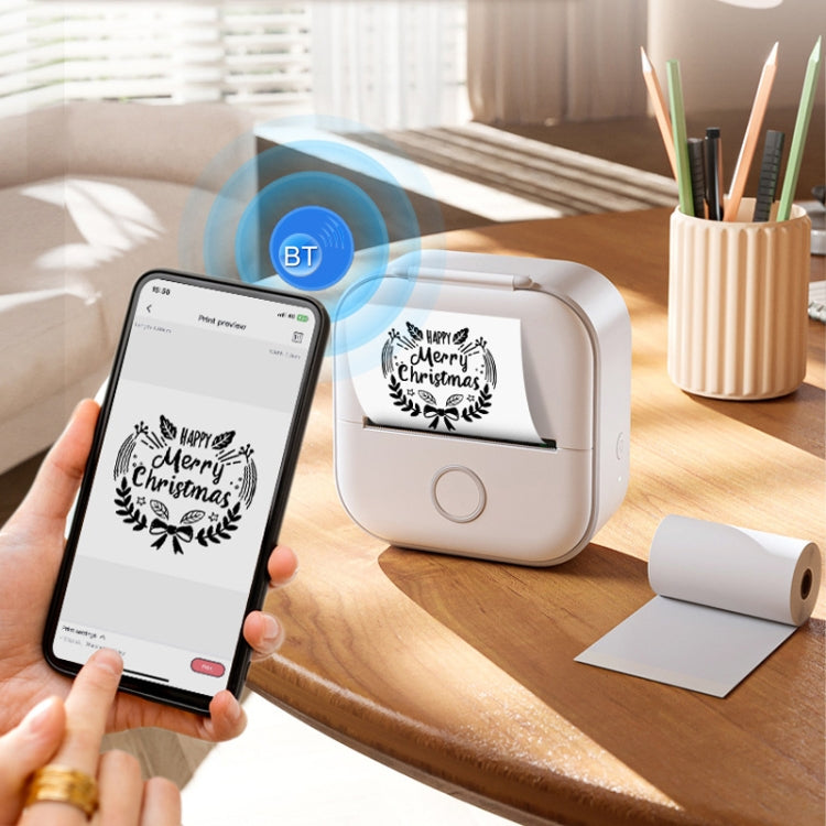 Phomemo T02 Standard Error Mini Pocket Small Portable Bluetooth Phone Photo Label Thermal Printer