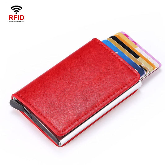 HUMERPAUL RFID Anti-Magnetic Automatic Card Set Credit Card Box Coin Bag