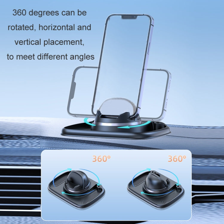 3 In 1 Multifunctional Car Phone Holder Dashboard Bracket Decoration