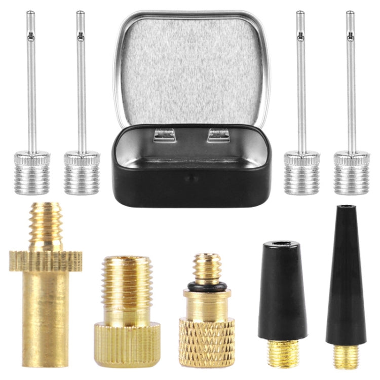 SV/AV/DV Bicycle Valve Adapter Set Bike Ball Pump Accessories