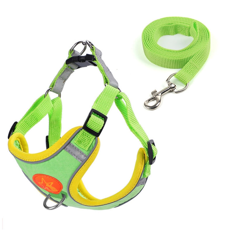 Pet Dog Harness Reflective Anti-break-off Vest-style Leash