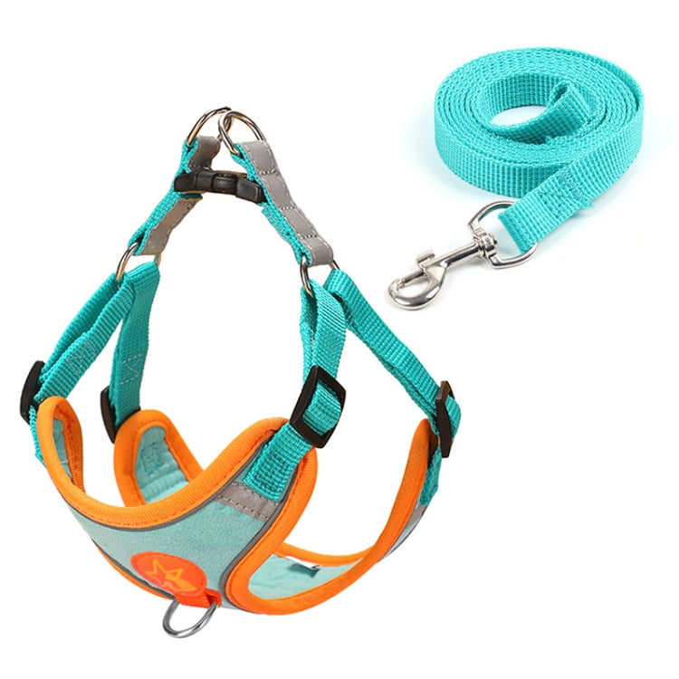 Pet Dog Harness Reflective Anti-break-off Vest-style Leash