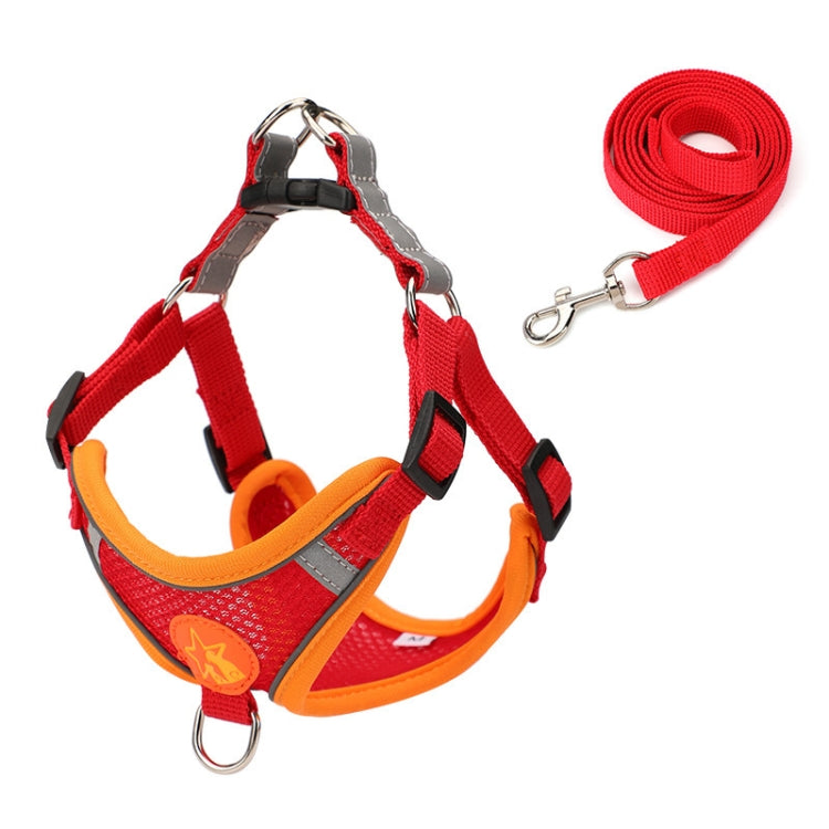 Pet Dog Harness Reflective Anti-break-off Vest-style Leash
