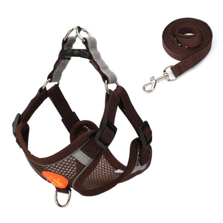 Pet Dog Harness Reflective Anti-break-off Vest-style Leash