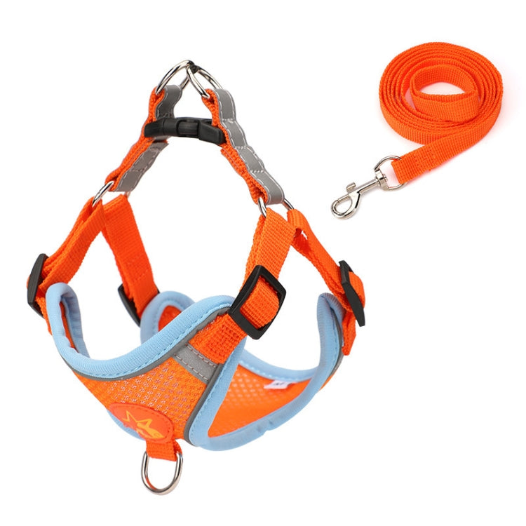 Pet Dog Harness Reflective Anti-break-off Vest-style Leash