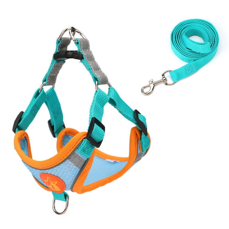 Pet Dog Harness Reflective Anti-break-off Vest-style Leash
