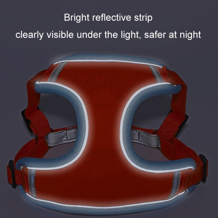 Pet Dog Harness Reflective Anti-break-off Vest-style Leash