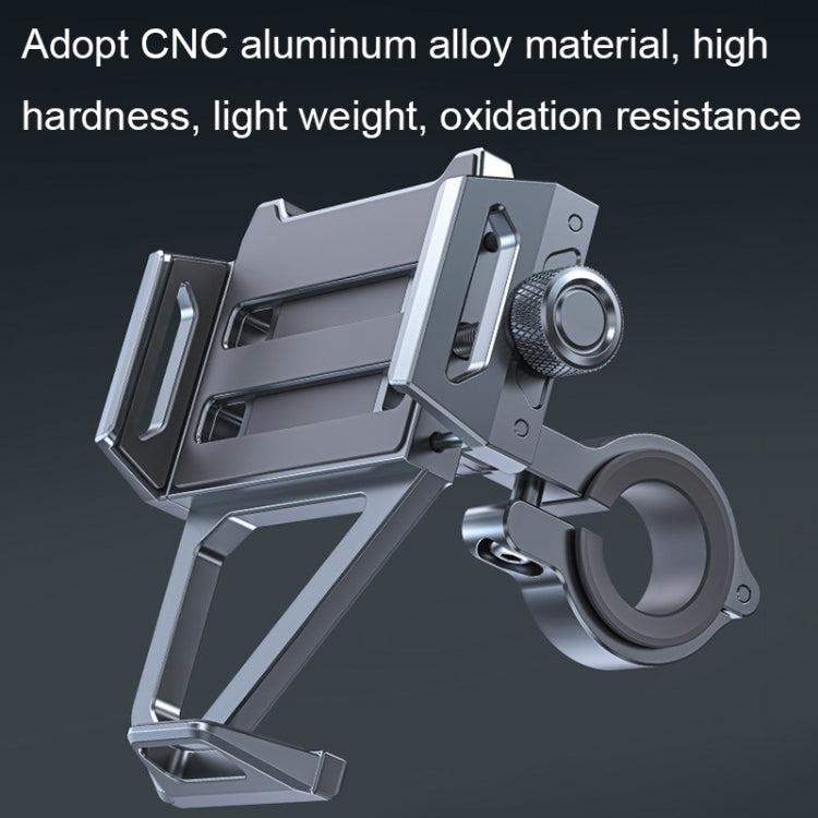 Aluminum Alloy Motorcycle Shockproof Mobile Phone Holder Bicycle Cycling Navigation Bracket