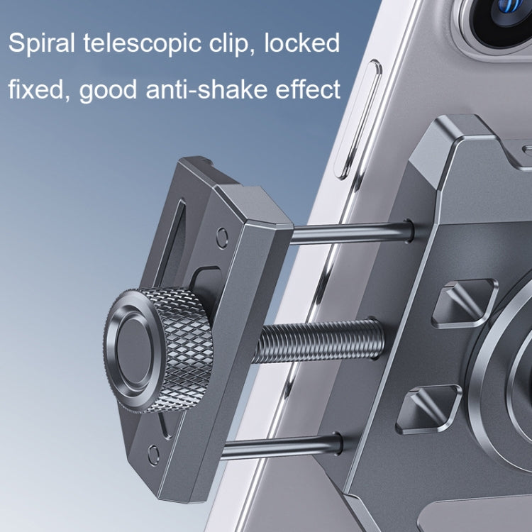 Aluminum Alloy Motorcycle Shockproof Mobile Phone Holder Bicycle Cycling Navigation Bracket