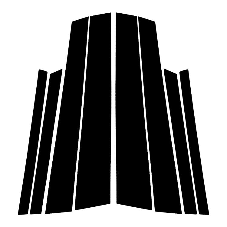 For 2014-2018 BMW X6 F16 Universal B-pillar Decorative Sticker for Left and Right Drive