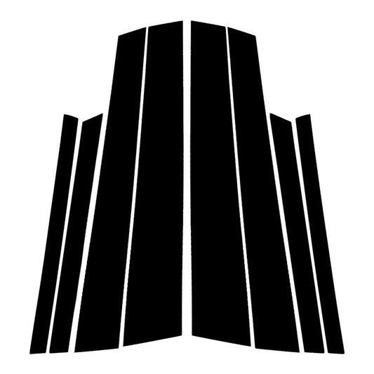 For 2014-2018 BMW X6 F16 Universal B-pillar Decorative Sticker for Left and Right Drive