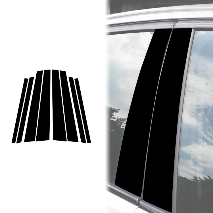 For BMW X5 E70 8pcs /Set Left and Right Drive Universal B-pillar Decorative Sticker