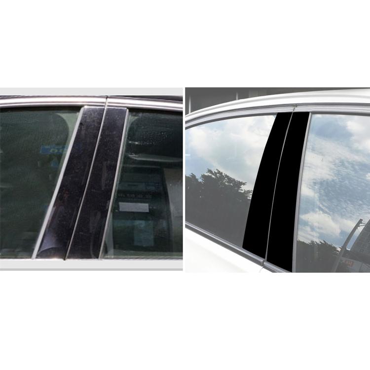 For BMW X5 E70 8pcs /Set Left and Right Drive Universal B-pillar Decorative Sticker