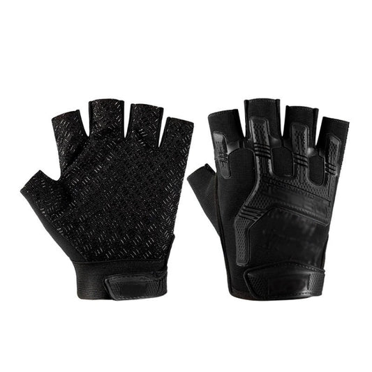 Outdoor Sports Non-slip Silicone Protective Half-finger Gloves