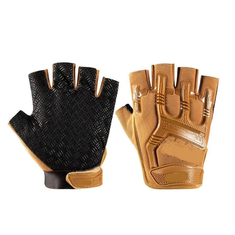 Outdoor Sports Non-slip Silicone Protective Half-finger Gloves