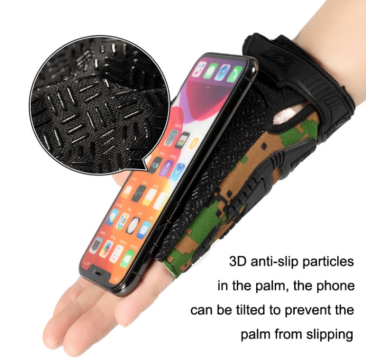 Outdoor Sports Non-slip Silicone Protective Half-finger Gloves