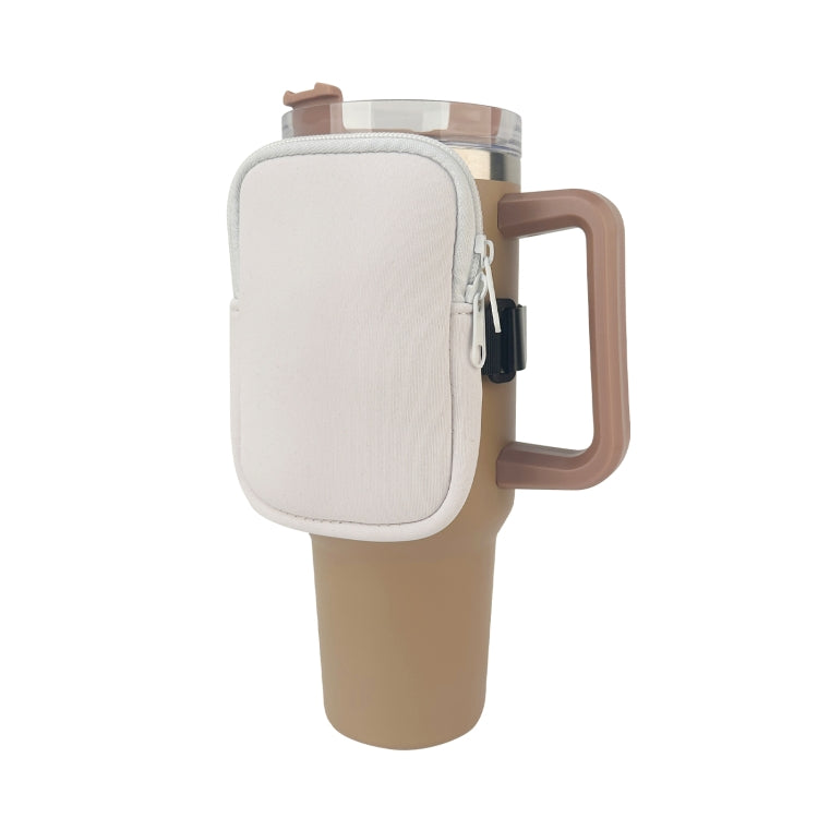 Water Cup Sided Storage Pockets With Zipper Fit For 40Oz Tumbler