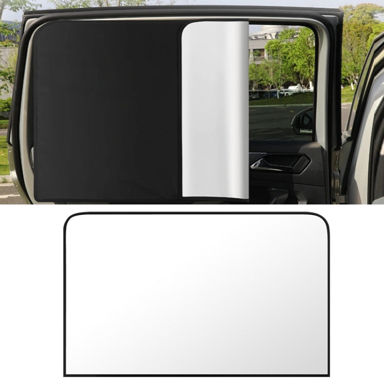 Heat-insulating Opaque Vinyl Coated Magnetic Car Curtains