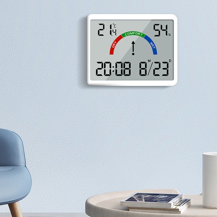 Magnetic LCD Digital Aalarm Clock Large Screen With Temperature Humidity Display