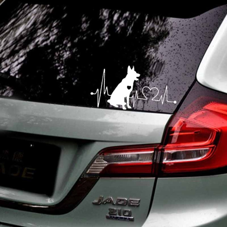 10pcs German Shepherd Cartoon Animal Car Sticker