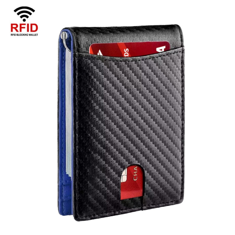 RFID Anti-Theft Brush Leather Multi Card Pocket Coin Wallet Credit Card Case