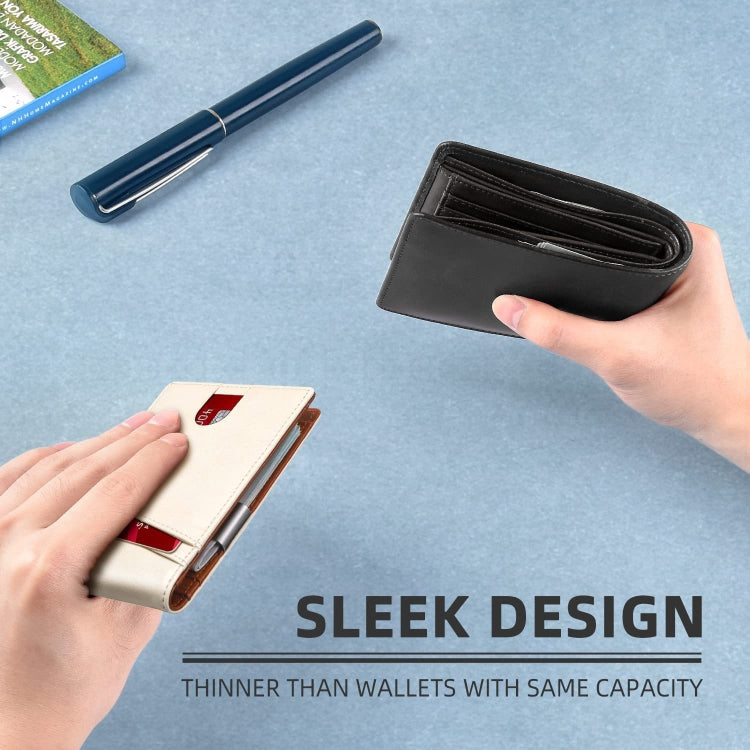 RFID Anti-Magnetic And Anti-Theft Leather Multi-Card Credit Card Wallet Coin Purse