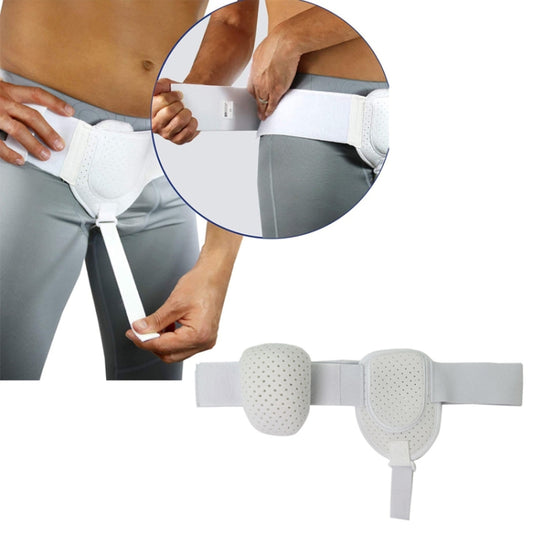 Adult Hernia Belt Groin Protection Belt, White, Black, Skin Color