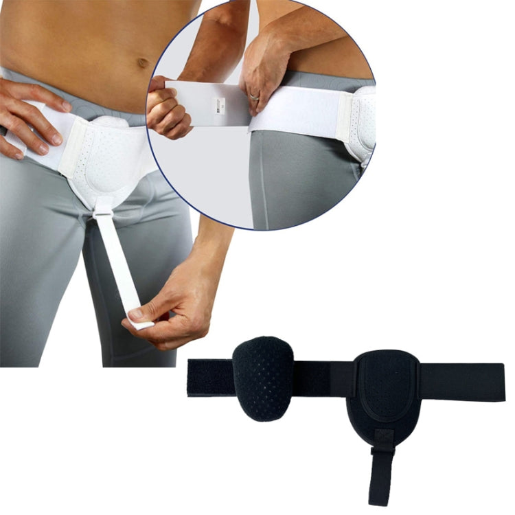 Adult Hernia Belt Groin Protection Belt, White, Black, Skin Color